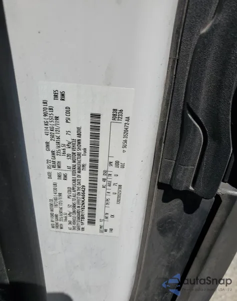 2022 Ford Transit T-250 z USA, uszkodzony, nr VIN 1FTBR1Y82NKA66429